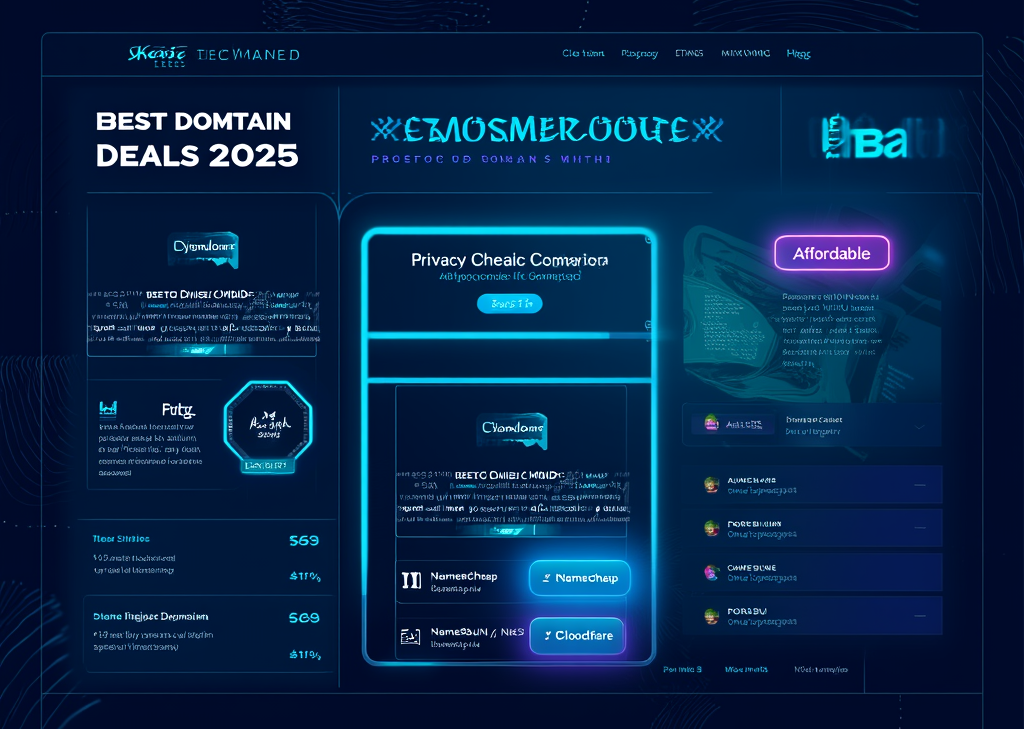 Top Domain Registration Services Compared for 2025